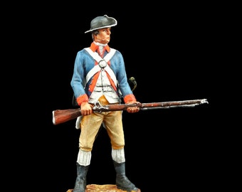 Tin soldier Collectible Continental Marine, 1795 54 mm The History of U.S.A.