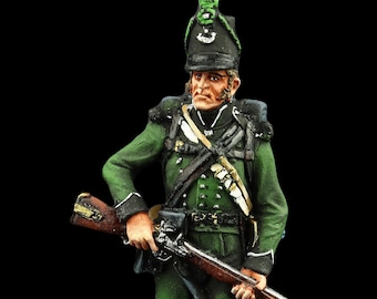 Żołnierzyk ołowiany: 54 mm, brytyjski 95. pułk, wojny napoleońskie