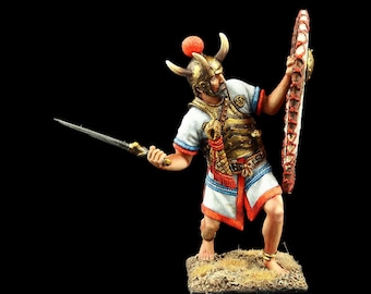 Troy Warrior Tin Soldier: Lycian, Ancient Greece (54mm)