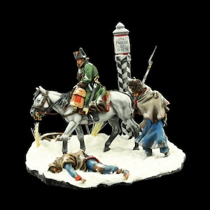 Tin soldier Museum (TOP) Napoleon&#39;s Escape from Russia 54 mm Napoleonic Wars