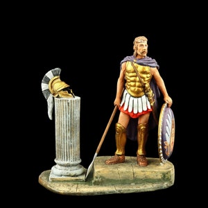 Tin soldier Collectible Hoplite, Athens, 460 B.C.  54 mm  Ancient Greece
