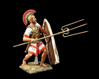 King Sarpedon Tin Soldier: Ancient Greece Warrior, 54mm Scale