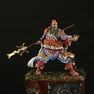 Tin soldier Museum (TOP)  Zhang Fei, Chinese general 90 mm Far East, China State