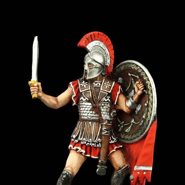 Hoplite athénien de collection, soldat de plomb, 490 av. 54 mm Monde antique : Grèce antique