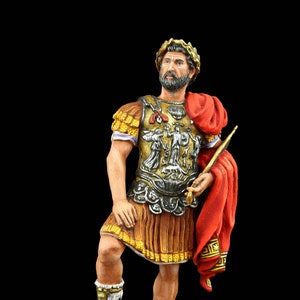 Tin soldier Museum (TOP) Publius Aelius Traianus Hadrianus Augustus, Roman Emperor, 76-138 A.C. 54 mm  Ancient Rome
