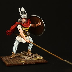 Tin soldier Collectible Tribune of the Naval Roman Forces, I A.C.  54 mm  Ancient Rome