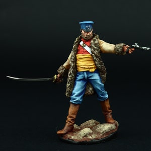 Tin soldier Collectible Captain Souter, Gandamak, 1842 54 mm European Wars
