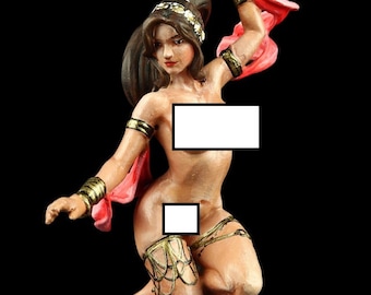 Tin soldier Collectible Naked Bellidance Girl 65 mm Female Models
