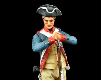 Tin soldier Collectible 2nd Maryland Regiment. Continental Infantry, 1777 54 mm The History of U.S.A.