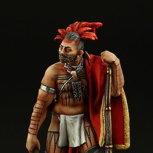Tin soldier Museum (TOP)  Mohawk Warrior 75 mm American Natives