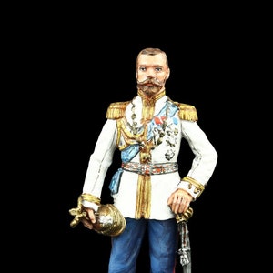 Tin soldier Collectible Emperor Nicholas II, 1912 54 mm WWI (Great War)