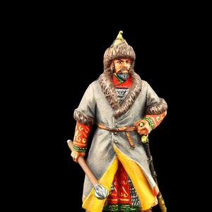 希少 TOY SOLDIER 珍龍 Tin soldier Collectible Heavily armed Mongol warrior 13th