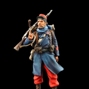 Tin soldier Collectible French Infantry Soldier, 1915  54 mm WWI (Great War)
