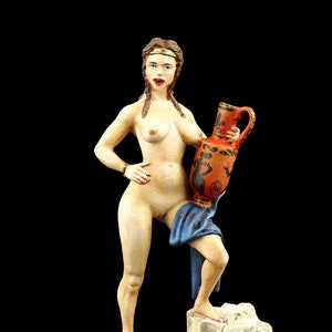 Tin soldier Collectible Wine Nymph 75 mm Female Models