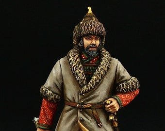 Tin soldier Museum (TOP) Mongol Warrior, XIII c. 54 mm Far East, Golden Horde