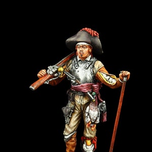 Tin soldier Museum (TOP) Musketeer, XVII c. 54 mm European Wars