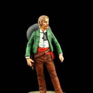Tin soldier Collectible Mexican Gunslinger  54 mm Old West: Cowboys and Trappers