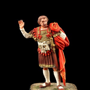 Tin soldier Collectible Flavius Belisarius, General of the Byzantine Empire, 500-565 A.D. 54 mm Byzantine
