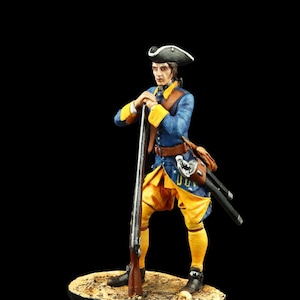 Tin soldier Collectible Swedish musketeer of infantry regiment, 1708-21  54 mm European Wars