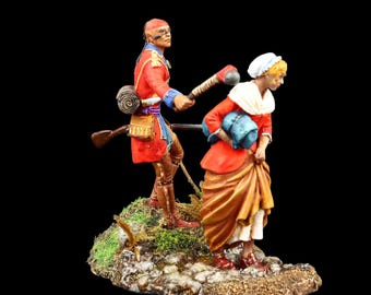 Soldats de plomb 54 mm Ensemble de soldats de
