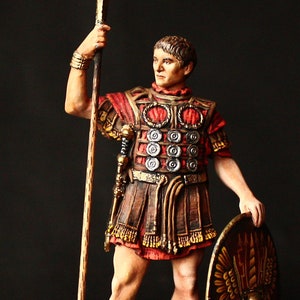 Tin soldier Museum (TOP) Roman Aquilifer, Legio XIIII Gemina Martia Victrix, I c. A.D. 54 mm  Ancient Rome