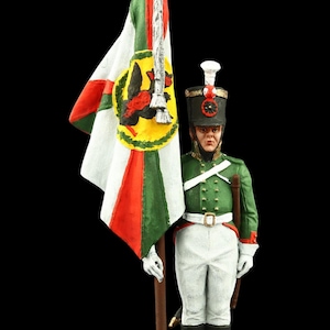 Tin Soldier: Pskov Musketeer Regiment, Napoleonic Wars (54mm)