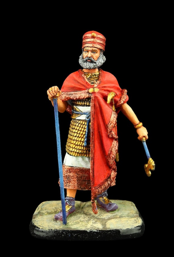 ◆希少 美品 1940年代！インドネシア 藍の服装 伝統操り人形（木製）『兵隊』 ブリキの兵隊 コレクター品 ヒッタイト王国の王ムワッタリス