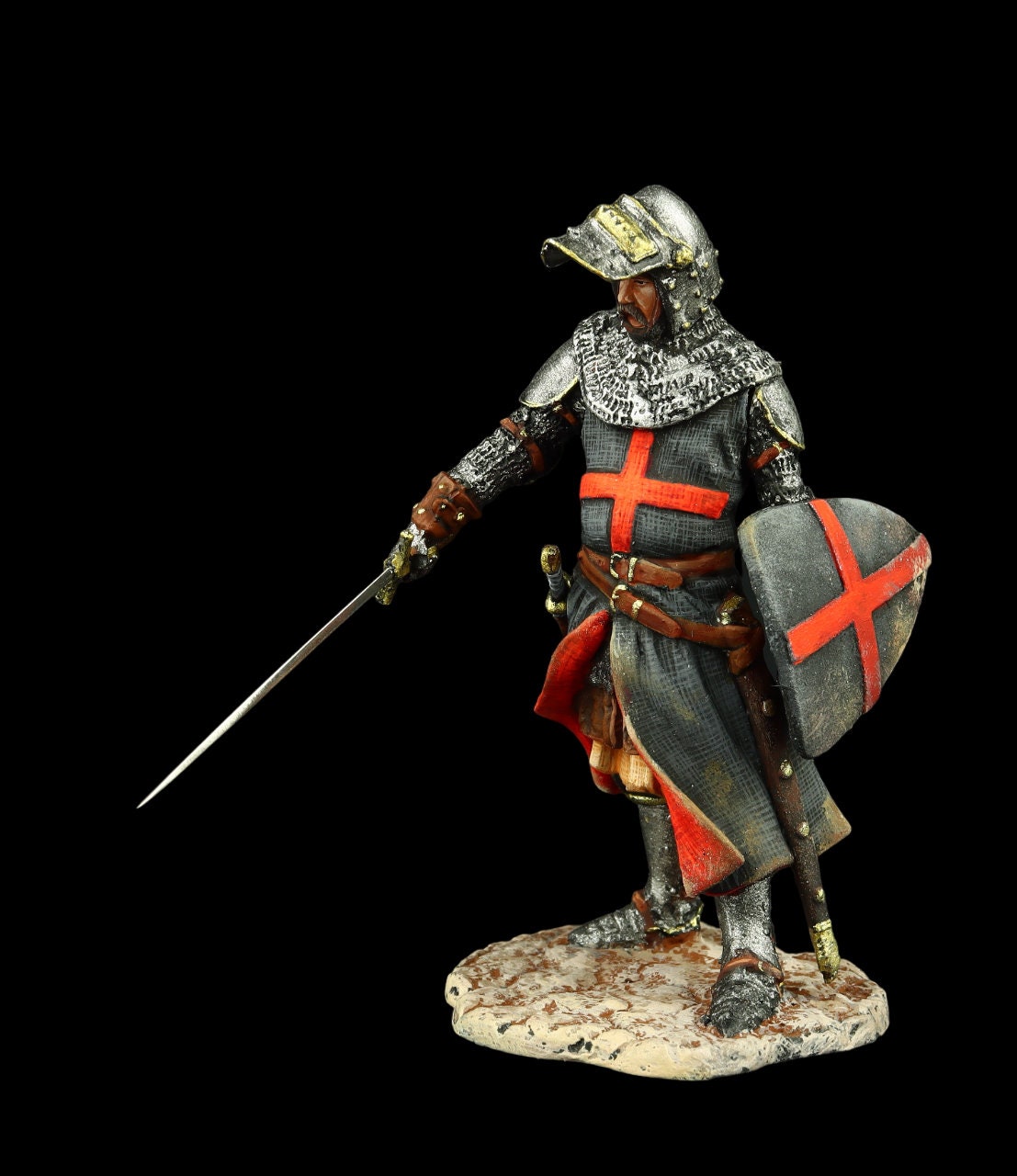 Musée des soldats de plomb (TOP) Chevalier médiéval, avec