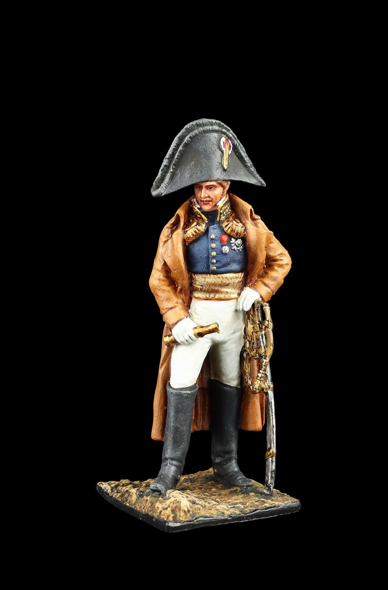 Lot De 18 Figurines Étain Peint - Armée Napoléon - Hussards, Grenadiers - Échelle 1:60 (30mm) - Ancien Régime, Occasion