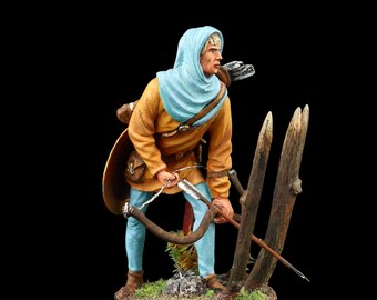 Antone de Bourgogne Battle of Agncourt 1:24 Panted Toy Solder Pre