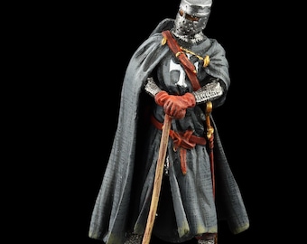 Tin soldier Collectible Germanic Knight, XIII c. 54 mm Medieval Age & Crusades