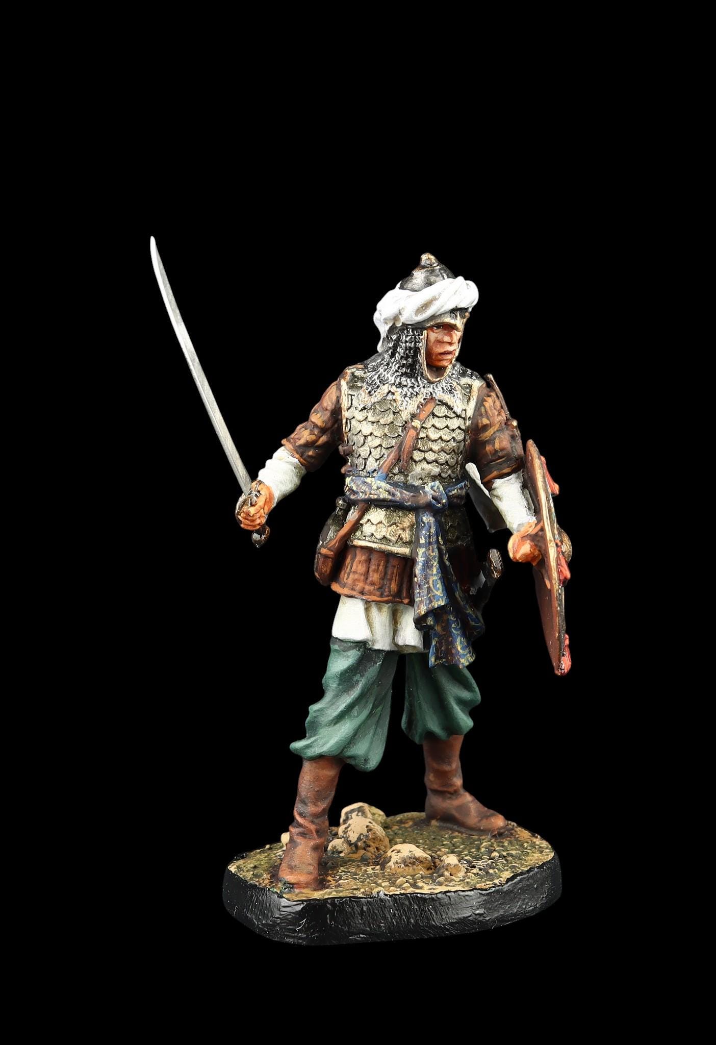 Soldat de plomb, guerrier turc de collection, 725 54 mm Proche-Orient, guerriers musulmans - France Soldat de plomb, guerrier turc de collection, 725 54 mm Proche-Orient, guerriers musulmans - France