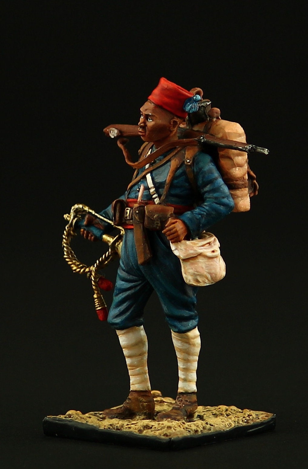 Figurine Jacques BITTARD - Tirailleurs Corses 1808 - Soldat Miniature
