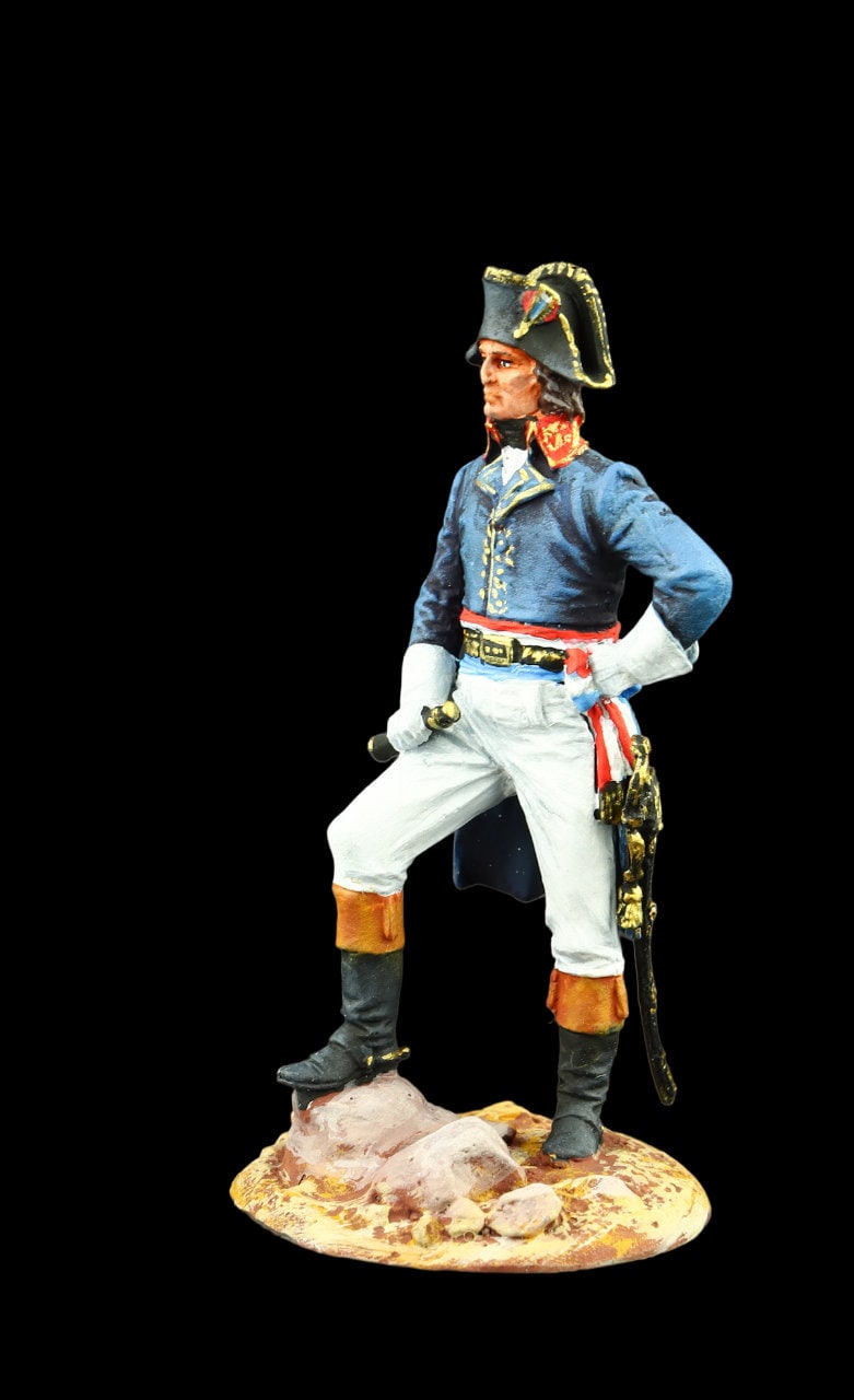 ナポレオンボナパルト置物 ブリキの兵隊 コレクター品 ナポレオン・ボナパルト将軍 1796-97 54 mm