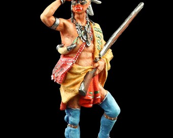 Figurine Sioux Chef Amérindien - Attica Miniatures - 54mm - Niveau Artistique