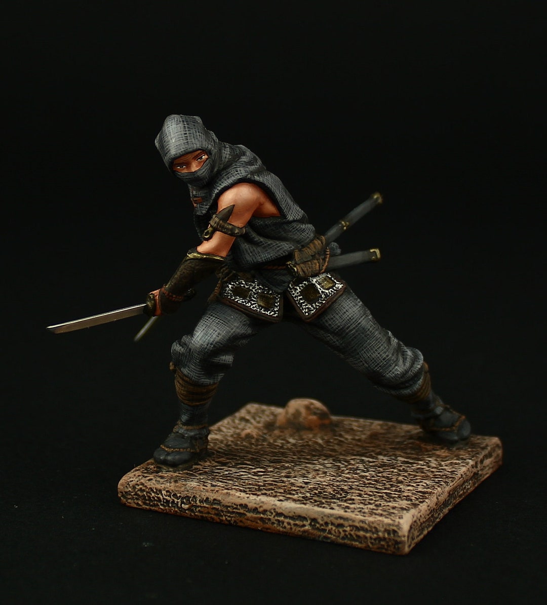 Tin Soldier Museum TOP Ninja Warrior 75 Mm Medieval Japan Etsy