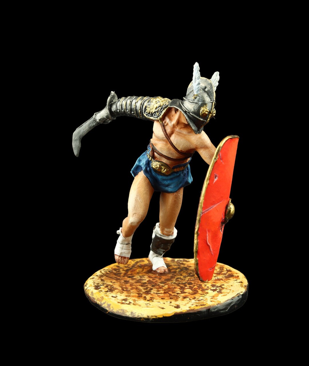 Tin Soldier Collectible Roman Gladiator Secutor 54 Mm Ancient - Etsy