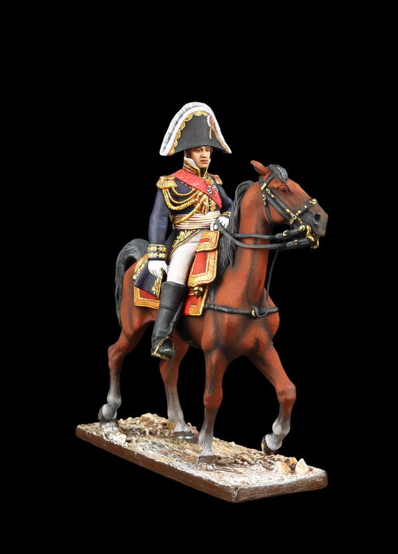 ブリキの兵隊博物館（上）54 mm ベルティエ元帥、大陸軍少将