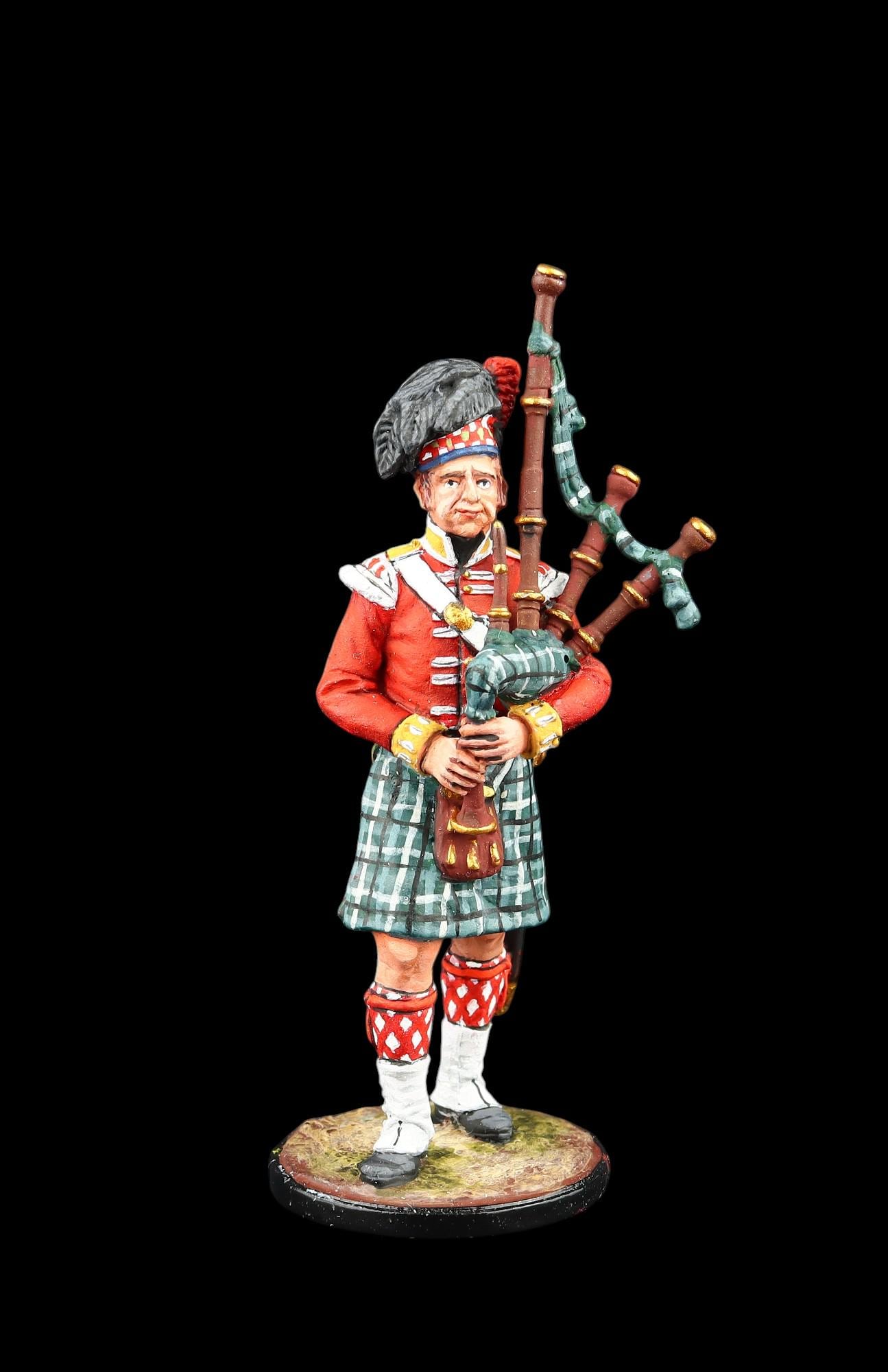 ブリキの兵隊 コレクターズアイテム 54 mm バグパイプ奏者 イギリス 第