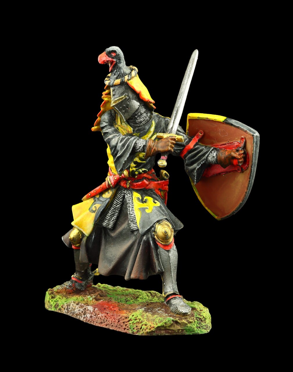 MAQUETTE FIGURINE CHEVALIER Templar Knights Moyen Age Italeri (6125) 1 MAQUETTE FIGURINE CHEVALIER Templar Knights Moyen Age Italeri (6125) 1