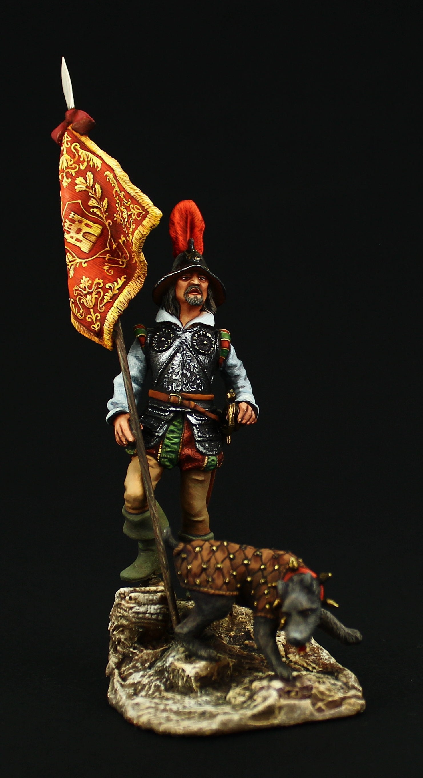 Soldat En étain Conquistador Espagnol - Musée Du Soldat - TOP