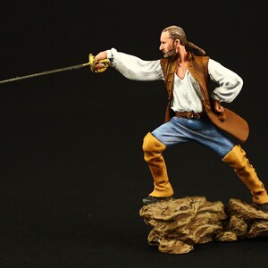 Tin soldier Collectible En Garde, 1750 54 mm European Wars