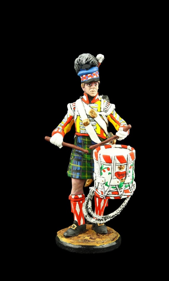 BRITAINS métal boite ref 7239 gordon highlander piper