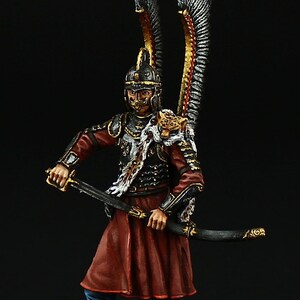 Tin soldier Museum (TOP) Polish Winged Hussar, 2nd half of XVII c. 54 mm European Wars
