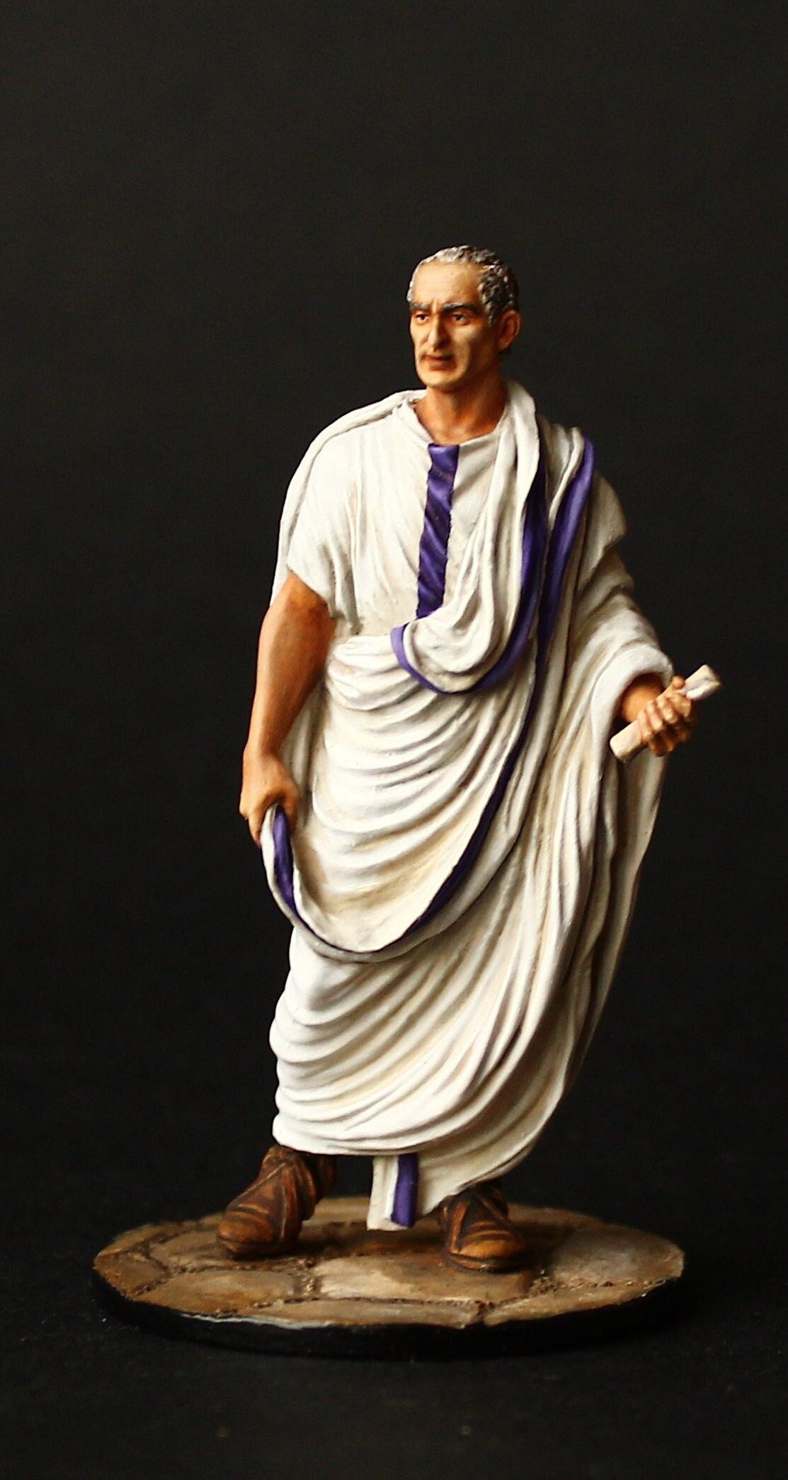 Tin Soldier Collectible Roman Senator, I C. B.C. - II C. A.D. 54