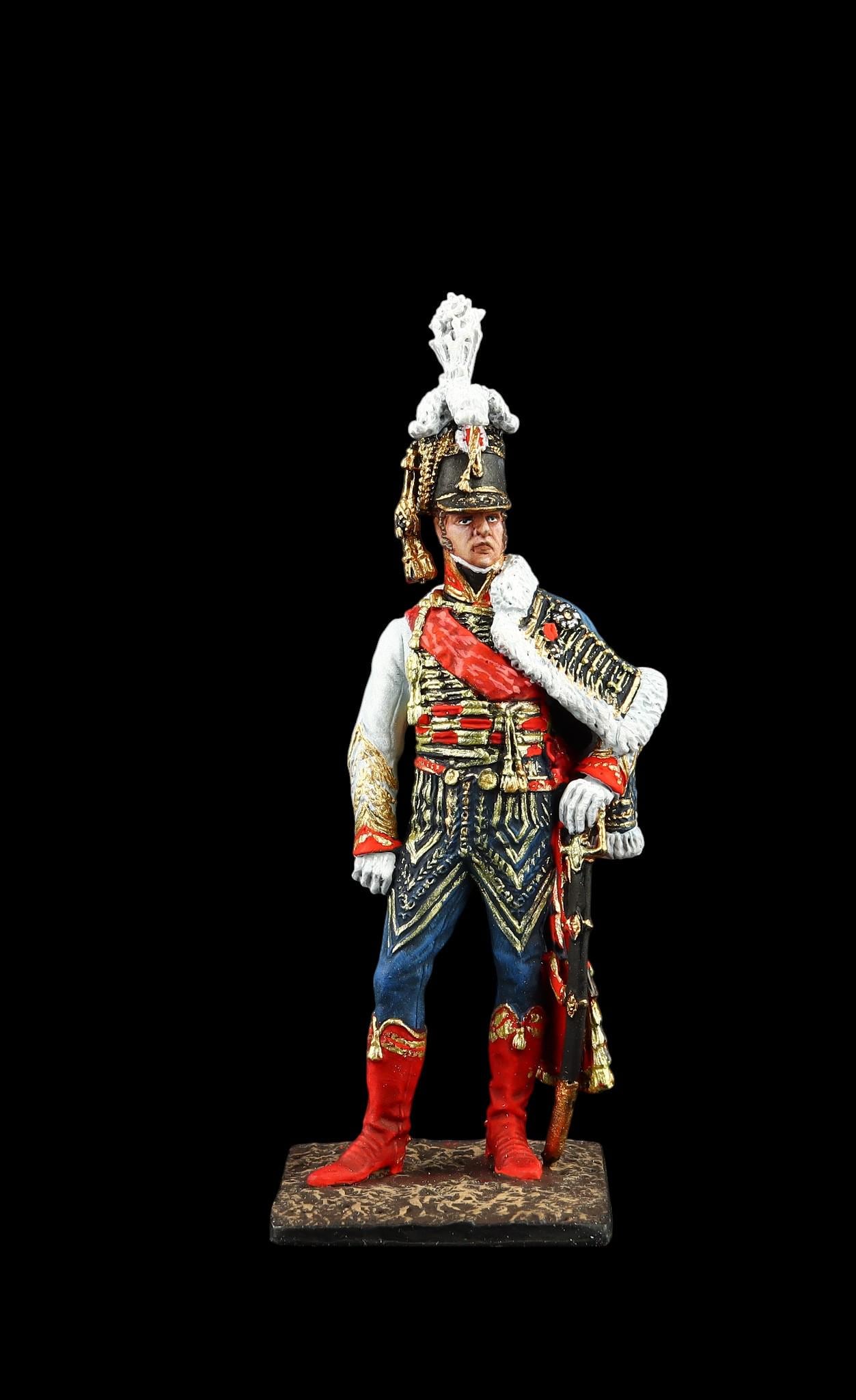Figurine en plomb , Général d'Hautpoul , 1807 - Collection