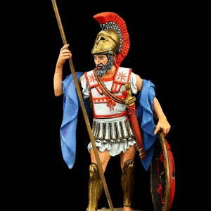Tin soldier Collectible Myth Greek Hoplite 54 mm  Ancient Greece