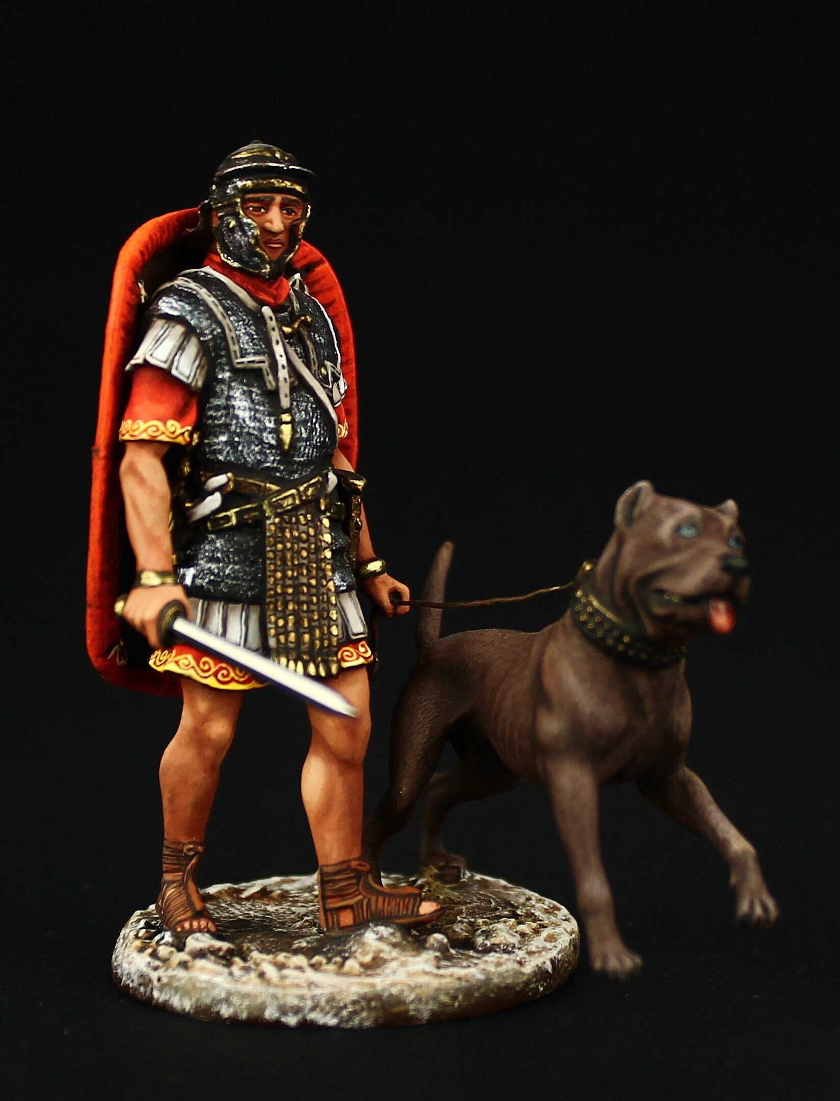 Tin Soldier Museum (TOP) Roman War Dog, Legio XX Valeria Victrix
