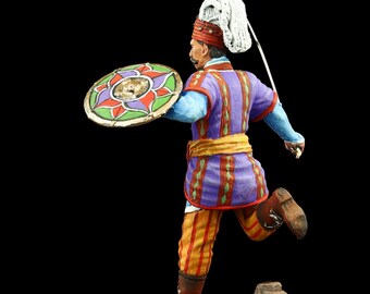 【tinsoldier】イギリスアンティーク　ウォッシュボード Tin Soldier Collectible Janissary, Ottoman Empire 54 Mm Near