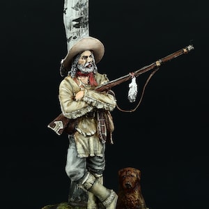 Tin soldier Collectible American Trapper 54 mm Old West: Cowboys and Trappers